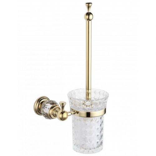 WC kartáč s nádobou MEXEN ESTELA zlatý