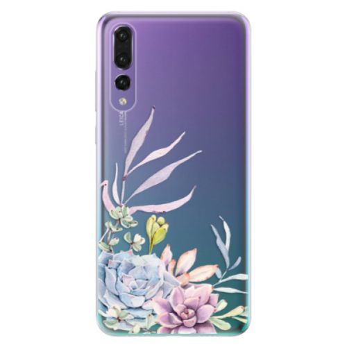 Odolné silikónové puzdro iSaprio - Succulent 01 - Huawei P20 Pro