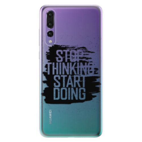 Odolné silikónové puzdro iSaprio - Start Doing - black - Huawei P20 Pro