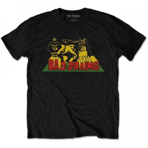 Bad Brains - Tričko Lion Crush - Muž, Unisex, Čierna, S