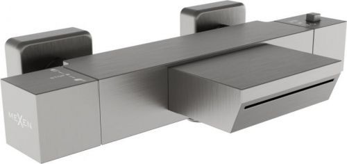 MEXEN - Termostatická vanová baterie Cube, grafit 77360-66