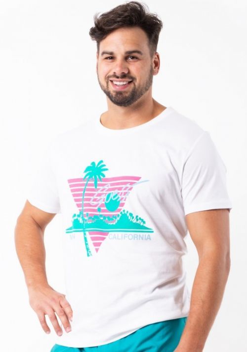 Pánske tričko F92I03JR03D A009 white - Guess bílá XXL