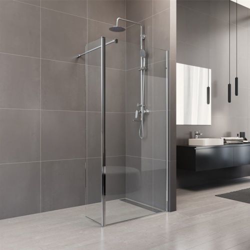 MEREO - Sprchová stena WALK IN, Novea, 35 x 200 cm, chróm ALU, sklo Číre CK10635S