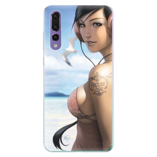 Odolné silikónové puzdro iSaprio - Girl 02 - Huawei P20 Pro