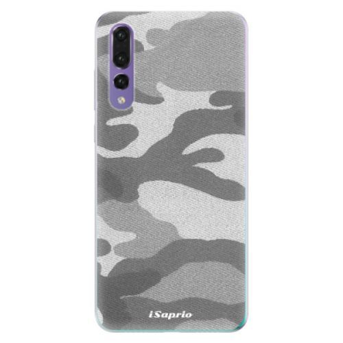 Odolné silikónové puzdro iSaprio - Gray Camuflage 02 - Huawei P20 Pro