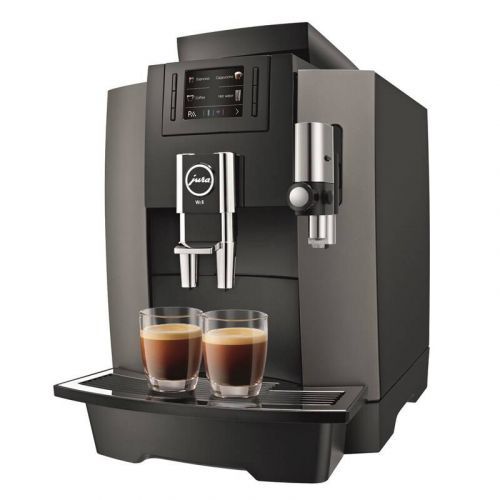 Espresso Jura WE8 Dark Inox automatický kávovar • tlak čerpadla 15 barov • mlynček AromaG3 • príkon 1 450 W • objem 3 l • penová tryskaG2 • objem záso
