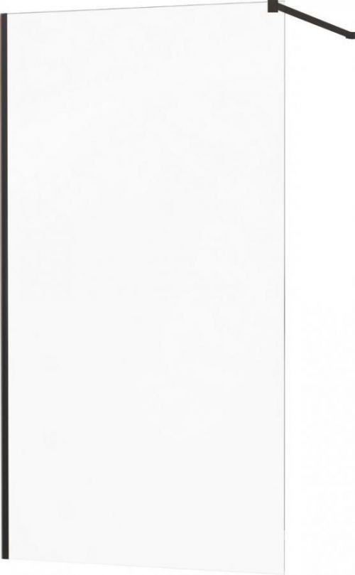 MEXEN - KIOTO Sprchová zástěna WALK-IN 90x200 cm 8 mm, černá, transparent 800-090-101-70-00