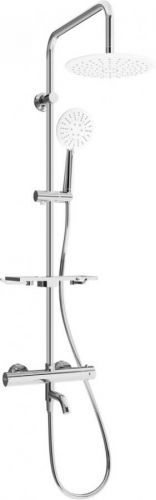 MEXEN - KT67 vanový sloup s termostatickou baterií, chrom / bílá 779006793-00