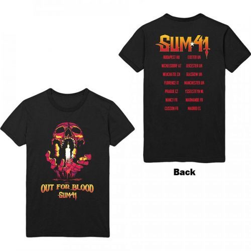 Sum 41 - Tričko Out For Blood - Muž, Unisex, Čierna, S