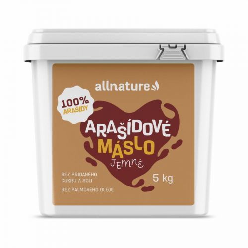 ALLNATURE Arašidové maslo jemné 5 kg