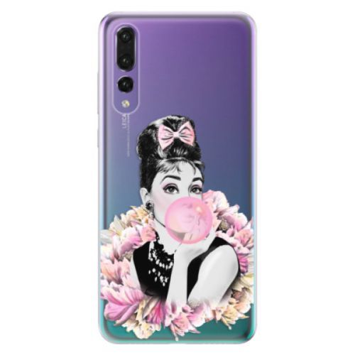Odolné silikónové puzdro iSaprio - Pink Bubble - Huawei P20 Pro