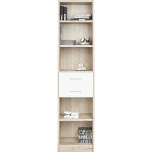 Regál V Dekore Dub San Remo/biela