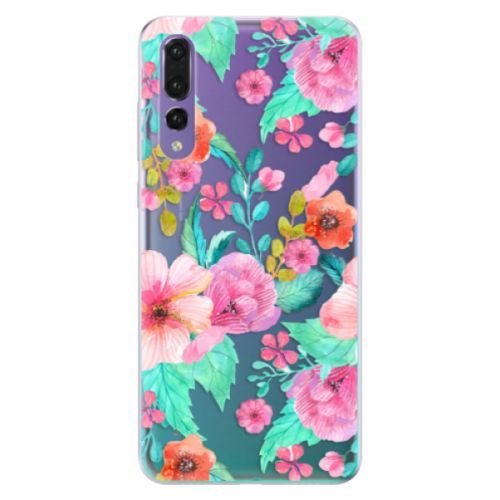 Odolné silikónové puzdro iSaprio - Flower Pattern 01 - Huawei P20 Pro