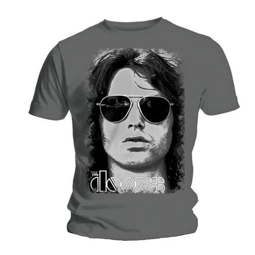 The Doors - Tričko Summer Glare - Muž, Unisex, Šedá, S