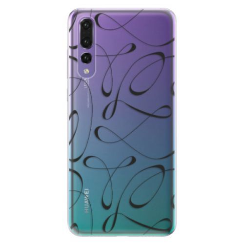 Odolné silikónové puzdro iSaprio - Fancy - black - Huawei P20 Pro