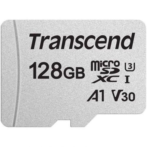 Pamäťová karta Transcend 300S microSDXC 128GB UHS-I U3 V30 A1 (95R/45W) (TS128GUSD300S) pamäťová karta • kapacita 128 GB • rýchlostná trieda UHS-I U3