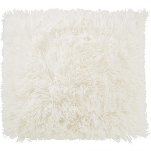 Dekoračný Vankúš Fluffy, 45/45cm, Biela