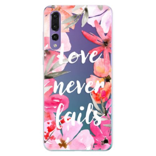 Odolné silikónové puzdro iSaprio - Love Never Fails - Huawei P20 Pro
