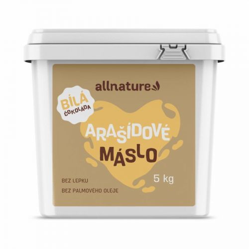 ALLNATURE Arašidové maslo s bielou čokoládou 5 kg