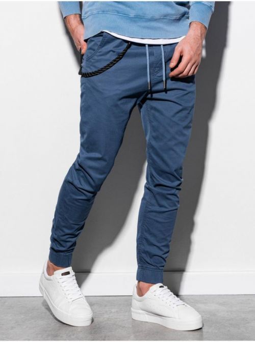 Pánske jogger nohavice P908 - nebesko