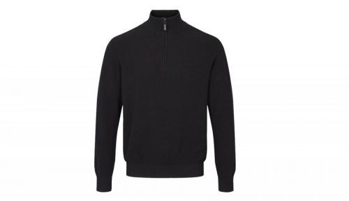 By Garment Makers Theo Half Zip modré GM131204-3176