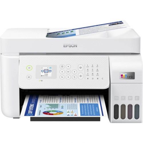 Tlačiareň multifunkčná Epson EcoTank L5296 (C11CJ65404) biela 
EPSON L5296Dejte sbohem inkoustovým kazetám

Vychutnejte si bezdrátový tisk v profesion