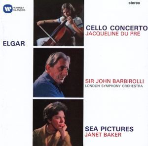 CD ELGAR, E. - CELLO CONCERTO-SEA PICTURES