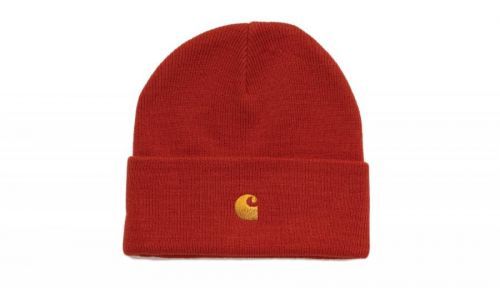 Carhartt WIP Chase Beanie Copperton / Gold oranžové I026222_0JM_XX