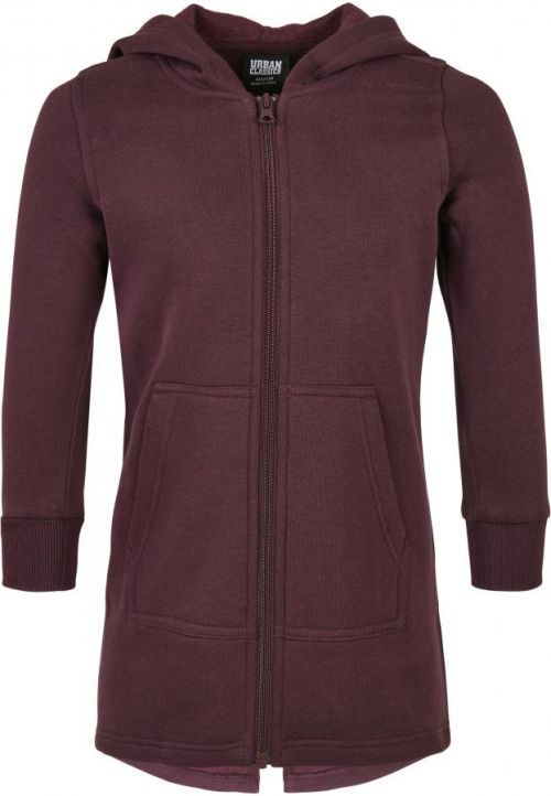 Urban Classics Girls Sweat Parka redwine - 110/116