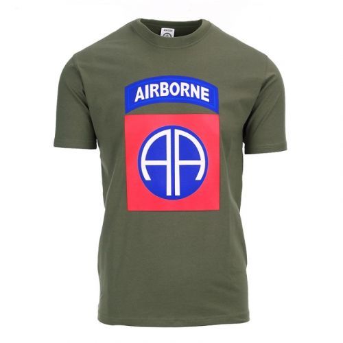 Tričko Fostex 82nd Airborne Big - olivové, XXL
