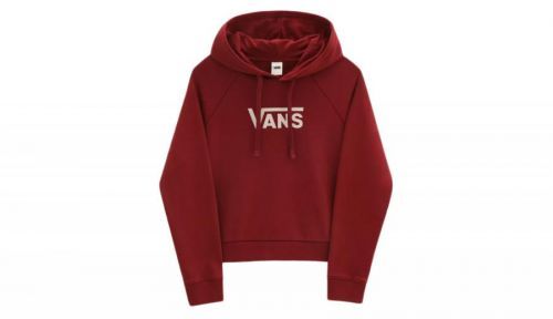 Vans WM Flying V Boxy Hoodie bordová VN0A4BG3ZBS