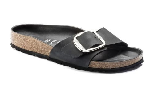 Birkenstock Madrid big Buckle Black Narrow čierne 1015108