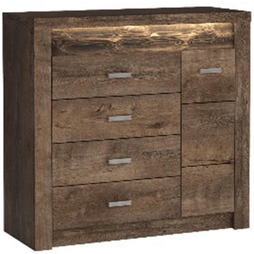 Komoda Indianapolis I17 tmavý popol