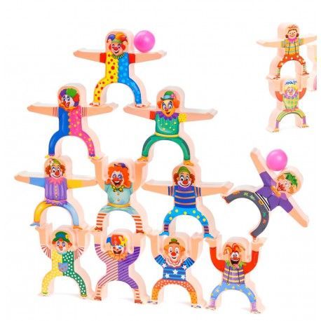 5972 DR Drevená balančná hra - Cirkus