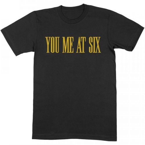 You Me At Six - Tričko Yellow Text - Muž, Unisex, Čierna, XXL