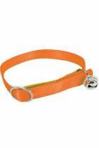 Obojok mačka nylon 10mm / 30cm oranžový Zolux