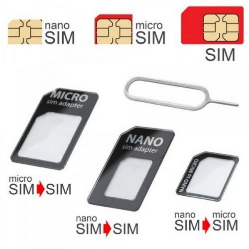 MOBILNET DAD-0104-SIM-3V1XX CIERNY SIM ADAPTER 3V1 (NANOSIM, MICROSIM, SIM)