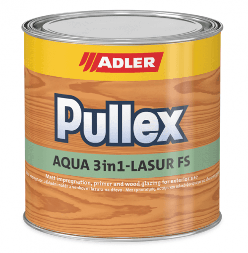 ADLER PULLEX AQUA 3v1 - Univerzálna tenkovrstvá lazúra lärche - smrekovec 2,5 l