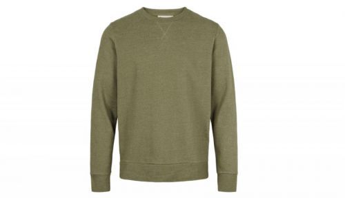 By Garment Makers The Organic Sweatshirt Renee zelené GM131102-2888
