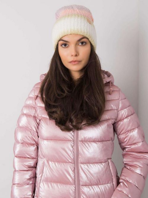 Zelený a broskyňový ombre klobúk ONE SIZE