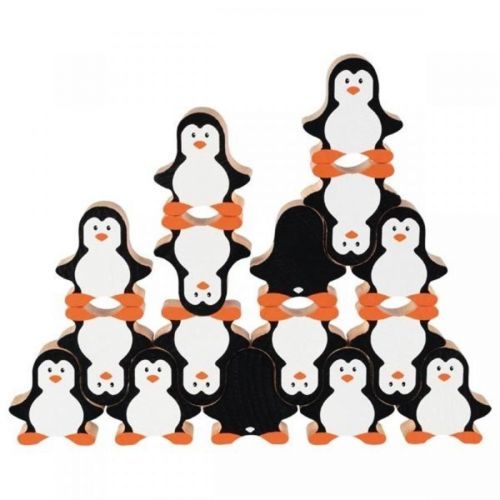 Drevená balančná hra - tučniaky Balancing penguins