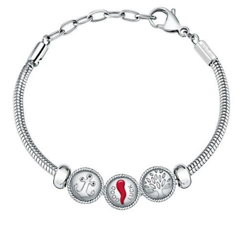 Morellato Štýlový oceľový náramok na prívesky pre šťastie Drops SCZ1191