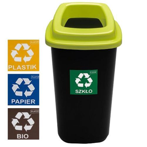 Kôš na triedenie odpadu BIN 28l - žltý