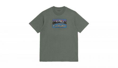 Carhartt WIP Great Outdoor T-Shirt Thyme S/S zelené I029609_0EH_XX