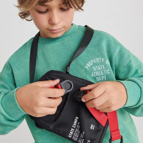 Reserved - Crossbody taštička - Čierna