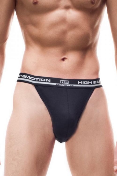 Pánske tangá High emotion black - Cornet čierna M