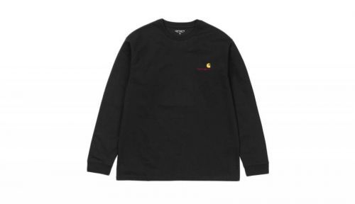 Carhartt WIP American Script T-Shirt L/S biele I029955_89_XX