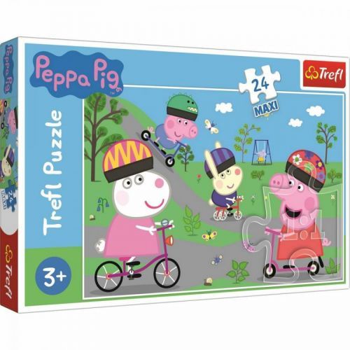 TREFL Prasátko Peppa: Aktivní den MAXI 24 dielov