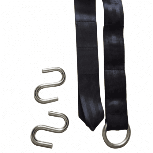 Popruhy pro zavěšení houpací sítě a houpačky, 2ks, LANOIS