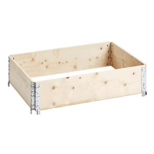 Stohovatelný vyvýšený záhon, dřevo / přírodní, JUBOL TYP 2